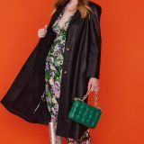 Black Eco Leather Trench Coat