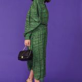Black Vegan Leather Quilted Bag