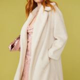 Cream Faux Fur Duchess Maxi Coat