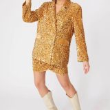 Gold Sequin Handmade Flapper Hat