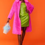Pink Faux Fur Duchess Maxi Coat
